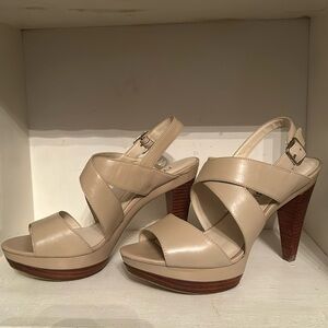 Nude Heeled sandals